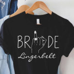 Brille, um Geschenk Junggeselinnen-Abschied Finger T-Shirt<br><div class="desc">Bride Shirt | Zu gewährende Brille | BRAUTPARTY SHIRTS | JUNGGESELINNEN-ABSCHIED T-SHIRT | Ring Finger Shirt | Bridal Gift | Britische Geschenke</div>