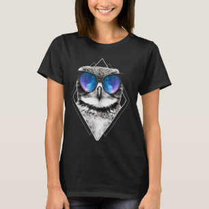 Brillen Galaxy Sonnenbrillen Owl Meme T-Shirt