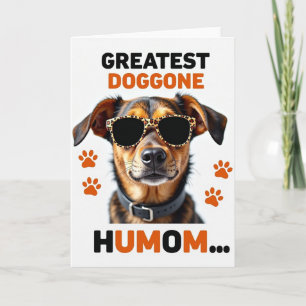 Brillen-Hund-Humor-Tag-Karte Karte