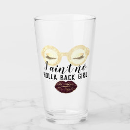 Brillen Make-up Rosa Augenlider Mädchen Power Kuss Glas