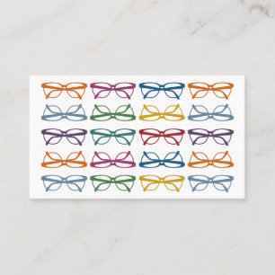 Brillen Optometrie-Visitenkarten Visitenkarte