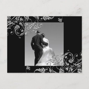 Brillen und Groom sparen die Daten Postkarten