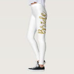 Brillen White & Gold Imitats Foil Typografy Yoga P Leggings<br><div class="desc">Bride White & Gold Imitats Foil Typografie und Heart Yoga Pants. Die Bride Yoga Pants sind perfekt für den Urlaub in den Flitterwochen.</div>