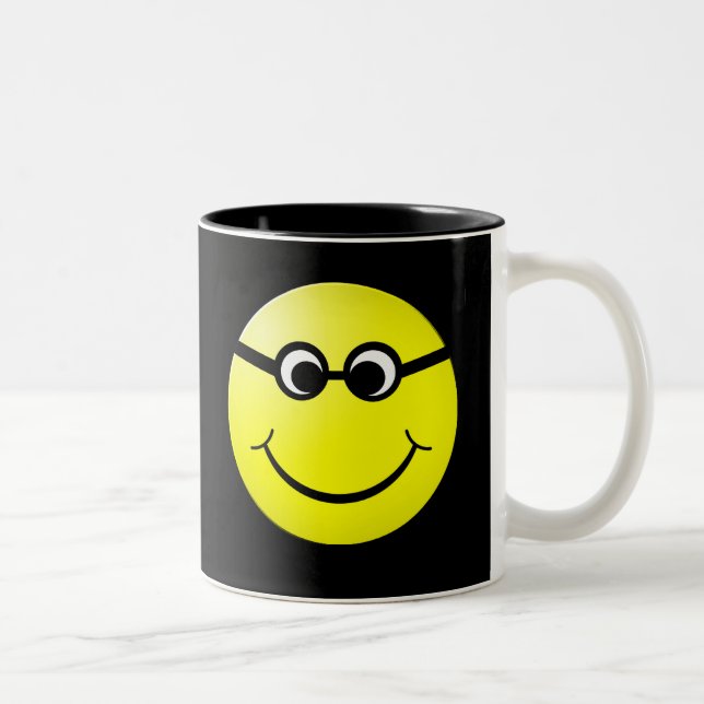 Brillen Zweifarbige Tasse (Rechts)