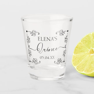 Brillenglas Geburtstags-Quinceanera-Gastgeschenk Schnapsglas