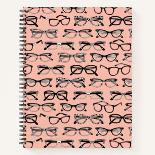 Brillengläser, Brille, Brille, Brille Notizbuch
