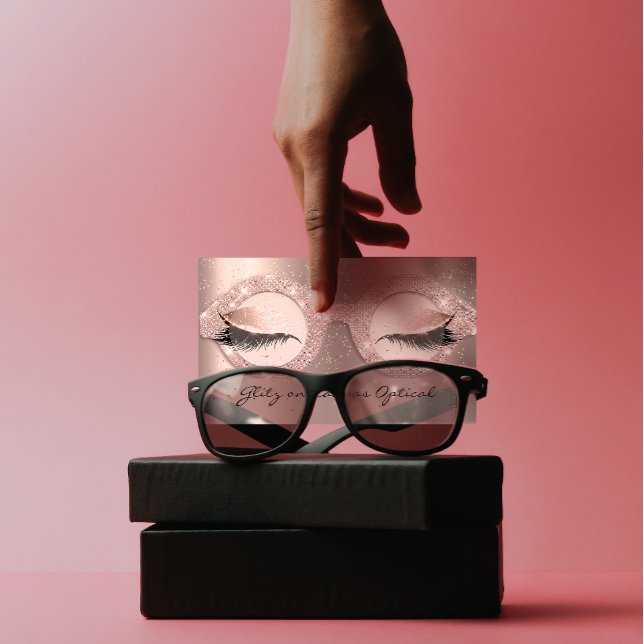 Brillengläser Eyewear Optometrist Rose Lashe Visitenkarte (Von Creator hochgeladen)