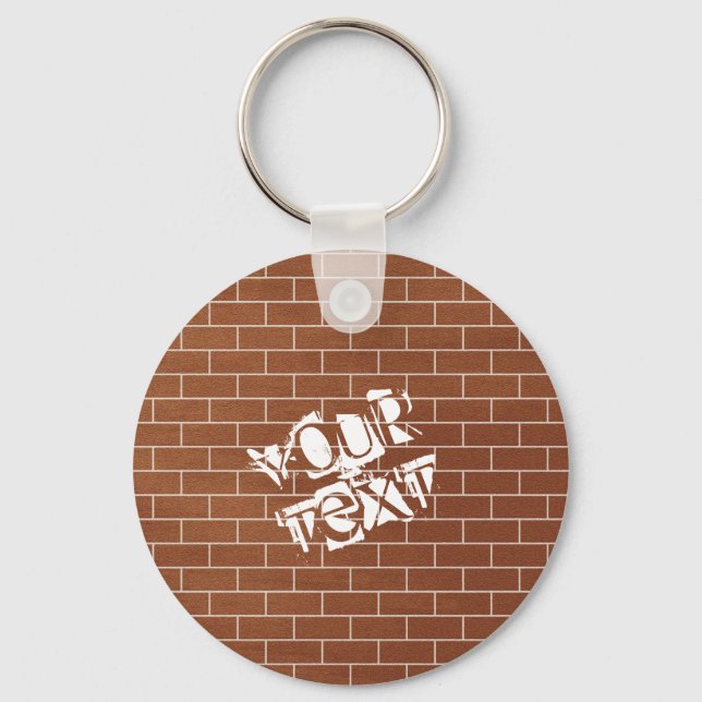 Brillenwand-Schlüsselanhänger-Geschenk mit benutze Schlüsselanhänger (Vorderseite)