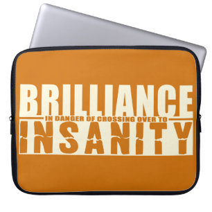 BRILLIANCE VS INSANITY Custom Laptop-Hülle Laptopschutzhülle