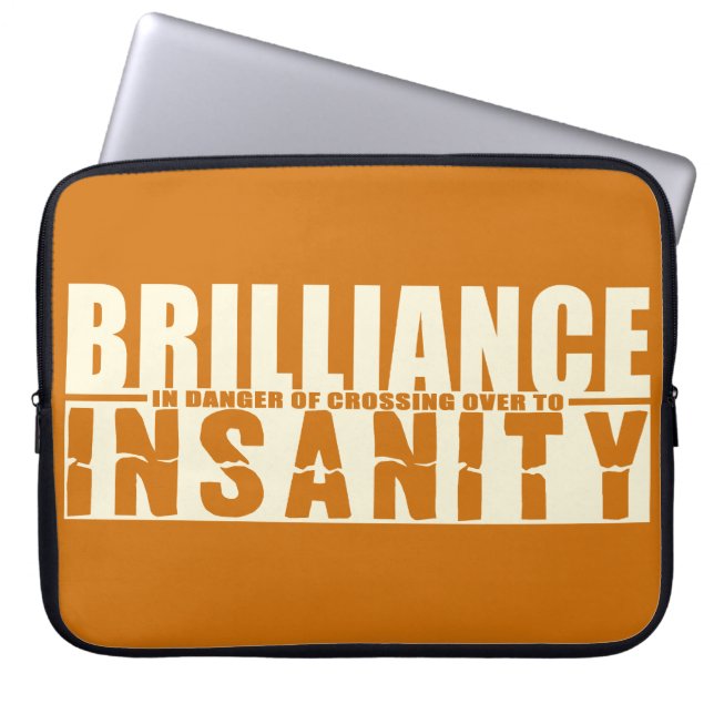 BRILLIANCE VS INSANITY Custom Laptop-Hülle Laptopschutzhülle (Vorderseite)