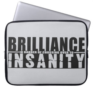 BRILLIANCE VS INSANITY Custom Laptop-Hülle Laptopschutzhülle