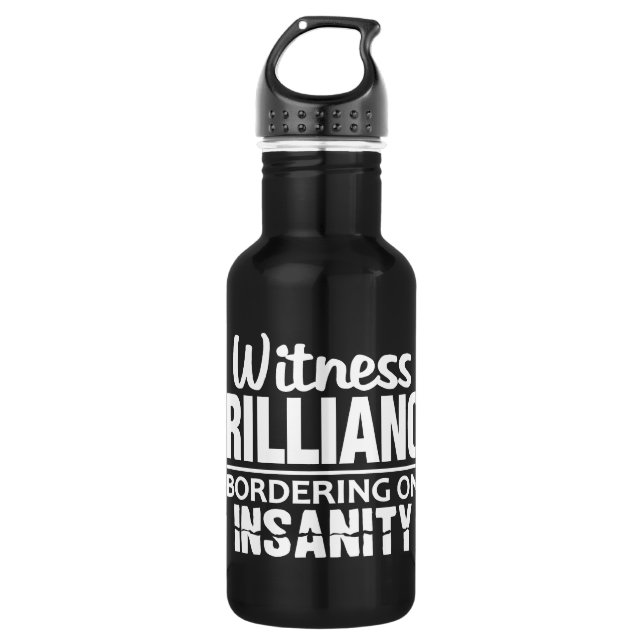 BRILLIANCE VS INSANITY - Farbe wählen Trinkflasche (Vorderseite)