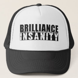 BRILLIANCE VS INSANITY hat - Farbe wählen Truckerkappe