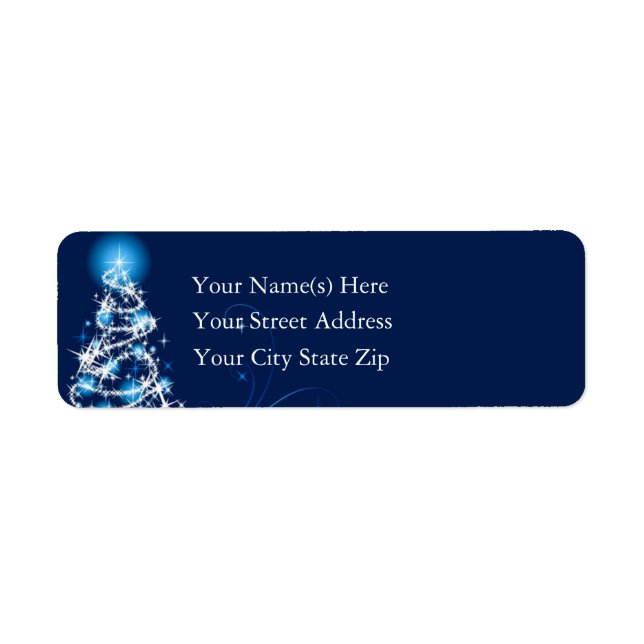 Brilliant Blue Christmas Tree (Vorne)