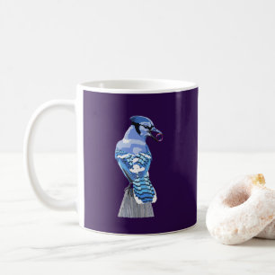 Brilliant Blue Jay Kaffeetasse