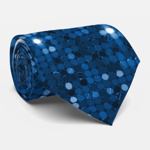 Brilliant Blue Sparkle Neck Tie für Jeder Anlass Krawatte