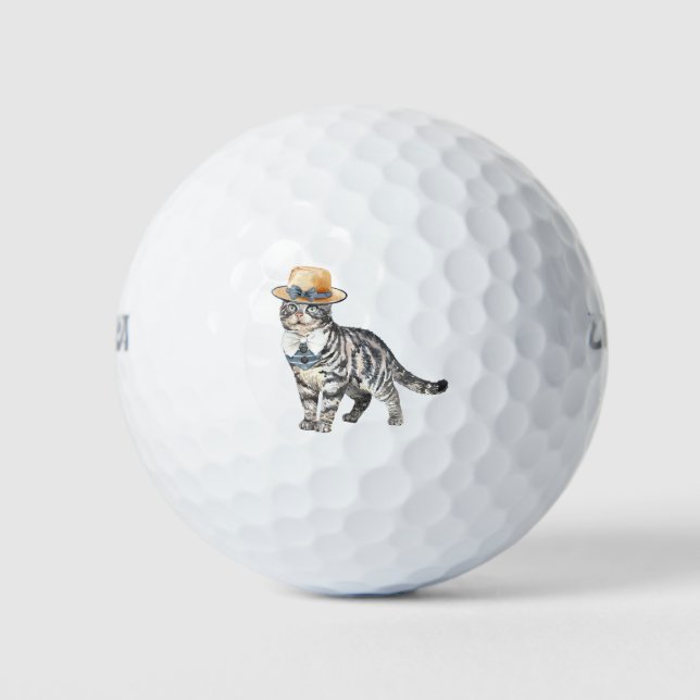 Brilliant Cat Golfball (Vorderseite)
