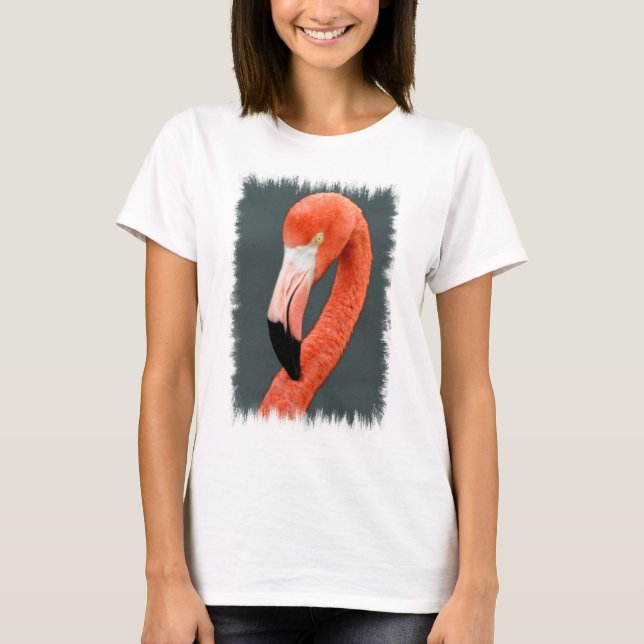 Brilliant Flamingo Long Sleeve T - Shirt (Vorderseite)