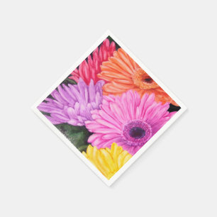 BRILLIANT GERBER BLUME PAPIER NAPKINS SERVIETTE