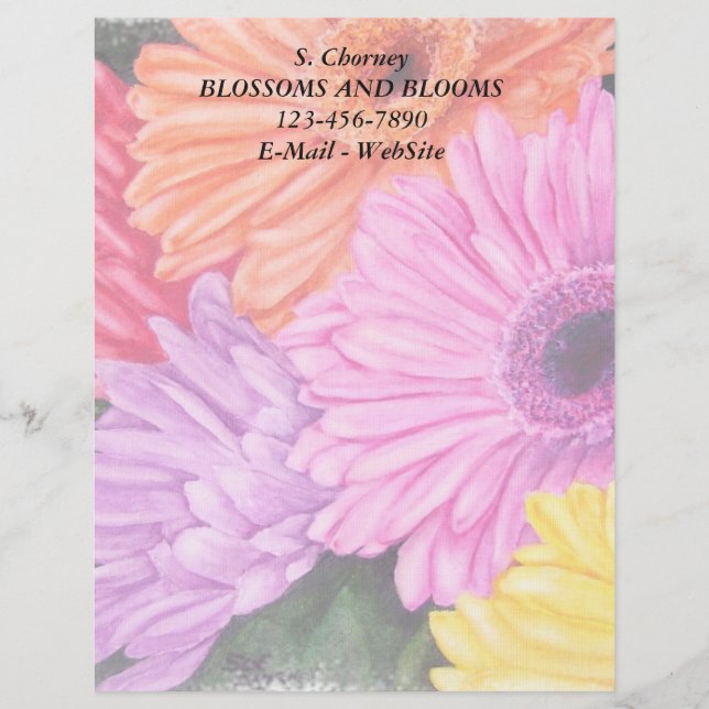 BRILLIANT GERBERER KUNSTBAR LETTERHEAD BRIEFBOGEN (Vorderseite)