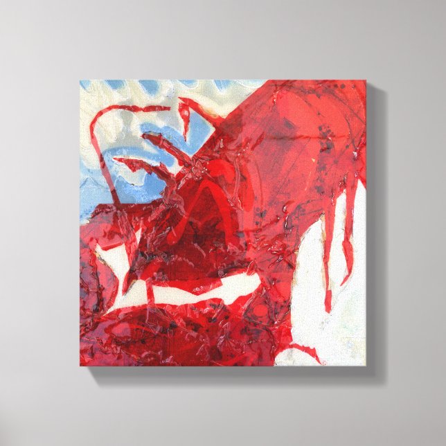 Brilliant Maine Lobster Leinwanddruck (Vorderseite)