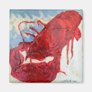 Brilliant Maine Lobster Magnet