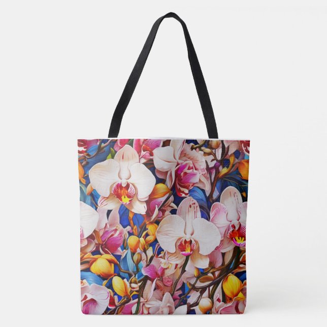 Brilliant Orchid Tote Bag, (Vorderseite)