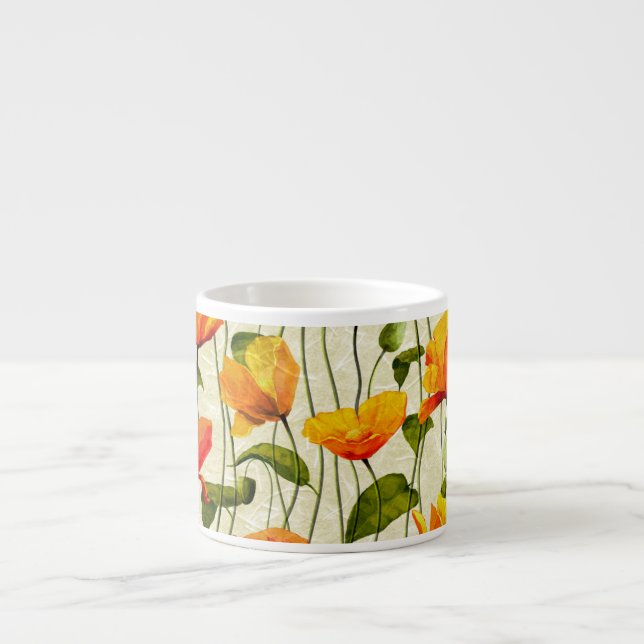 Brilliant Poppies Espressotasse (Vorderseite)