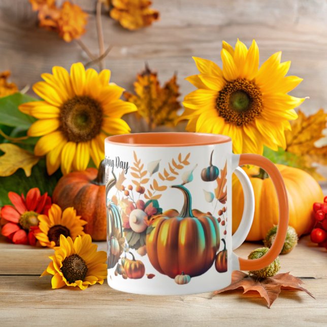 Brilliant Thanksgiving Bountiful Tasse (Von Creator hochgeladen)