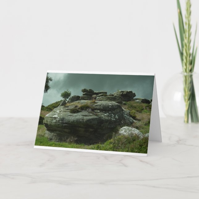 Brimham Rocks und Moody Sky Karte (Vorderseite)