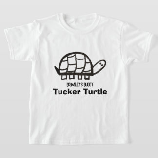 Brimley Buddy Kid's "Color-Me" T ~ Tucker Turtle T-Shirt