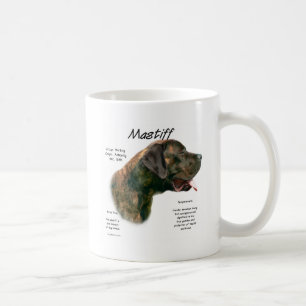 Brindle Apricot Mastiff Geschichte Kaffeetasse