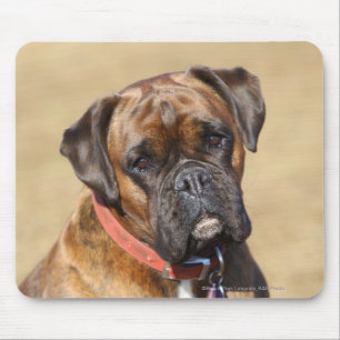 Brindle Boxer-Hund Mousepad