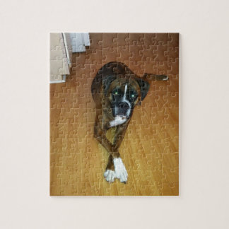 Brindle Boxer-HundeFoto-Puzzlespiel Puzzle