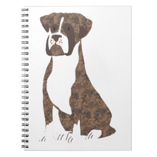 Brindle Boxer Notizblock