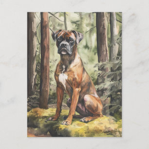 Brindle Boxer - Postkarte