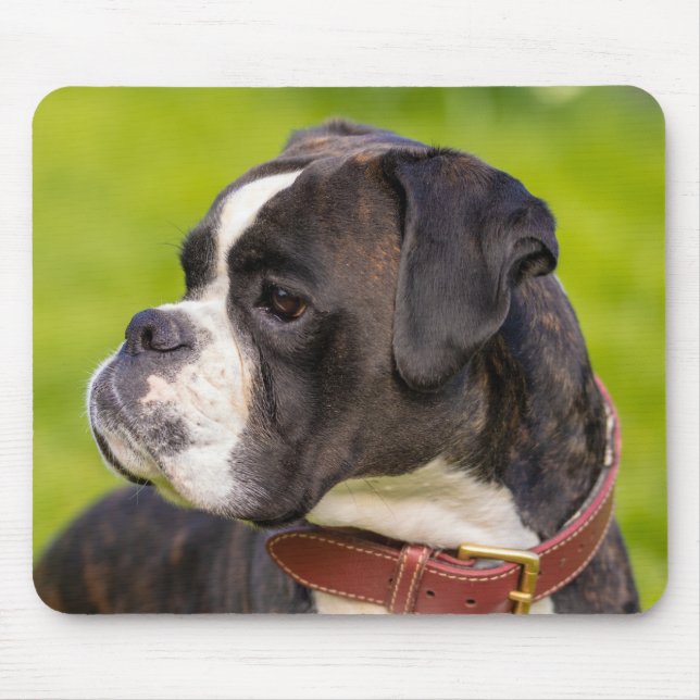 Brindle Boxer Puppy Dog Mousepad (Vorne)