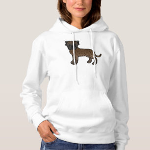 Brindle Bullmastiff Niedlich Cartoon Dog Hoodie