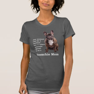 Brindle French Bulldog Mama T-Shirt