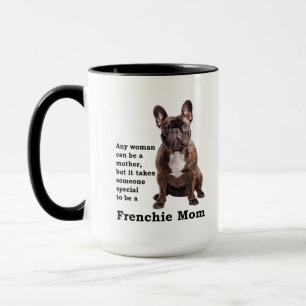 Brindle French Bulldog Mama Tasse