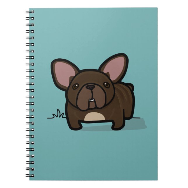 Brindle Frenchie Notizblock (Vorderseite)