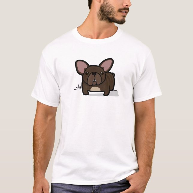 Brindle Frenchie T-Shirt (Vorderseite)