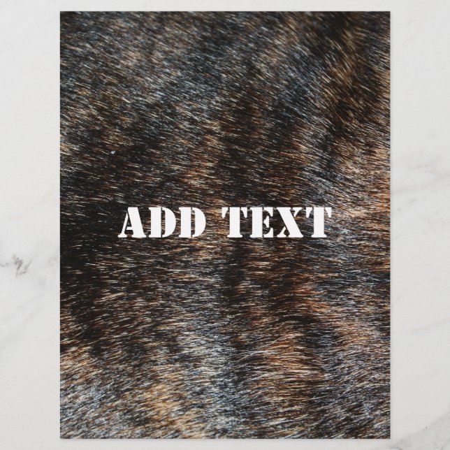 Brindle Fur Texture Camouflage (Vorderseite)