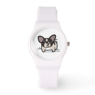 Brindle geschecktes Frenchie Armbanduhr