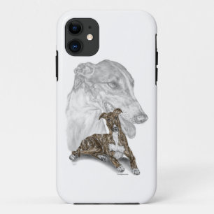 Brindle Greyhound Dog Art Case-Mate iPhone Hülle
