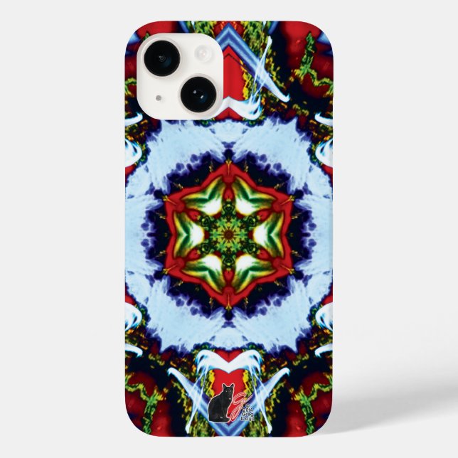 Brindle Kaleidoscope Case-Mate iPhone Hülle (Rückseite)