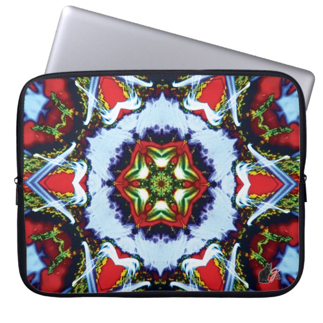 Brindle Kaleidoscope Laptopschutzhülle (Vorderseite)