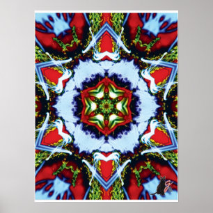 Brindle Kinematik Collage Kaleidoskop Poster