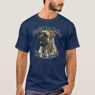 Brindle Mastiff bestrafen den Brief-T - Shirt