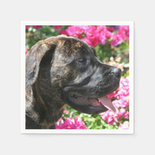 Brindle Mastiffwelpe Serviette